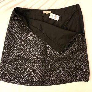 Loft Drop Jacquard Shift Skirt